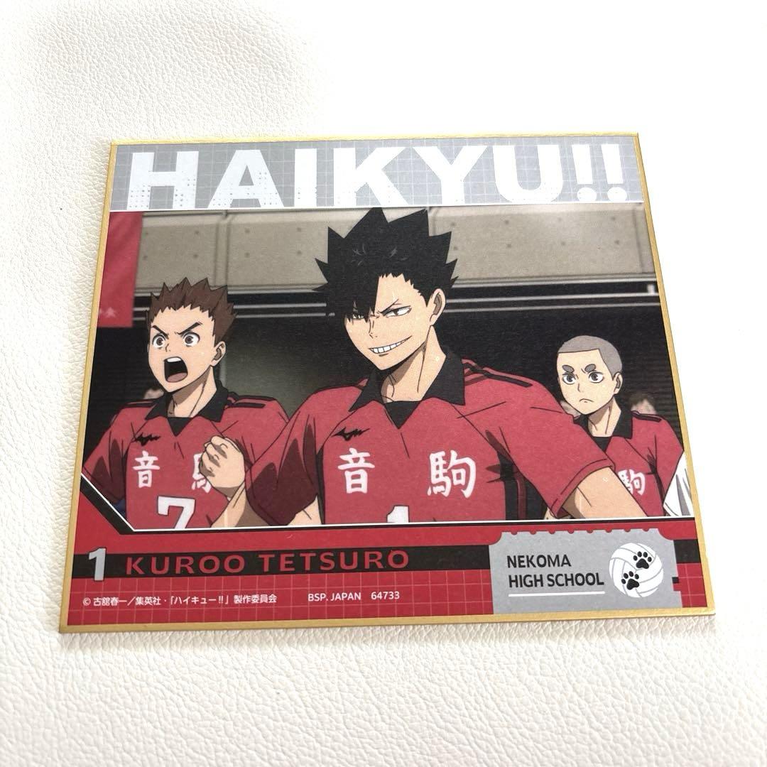 一番くじ ハイキュー!! ゴミ捨て場の決戦2 F賞 色紙 黒尾鉄朗