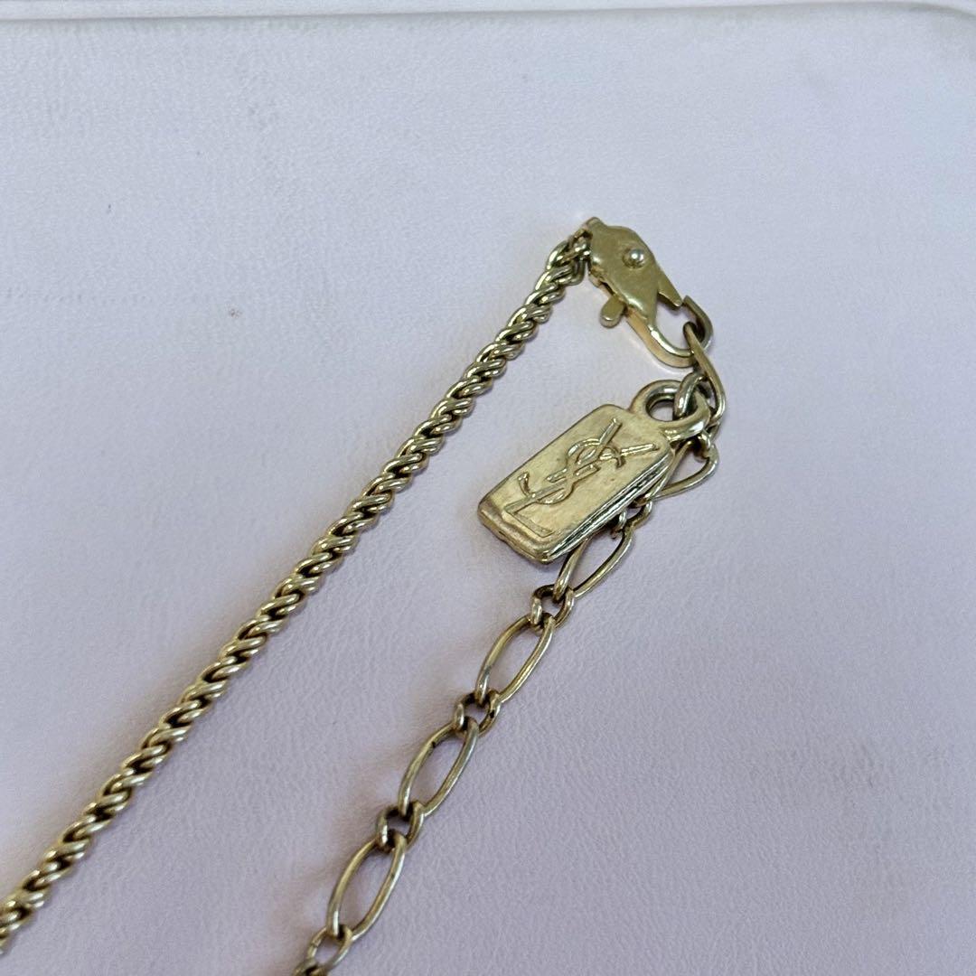 Yves saint Laurent YSLイブサンローラン リボン ネックレス