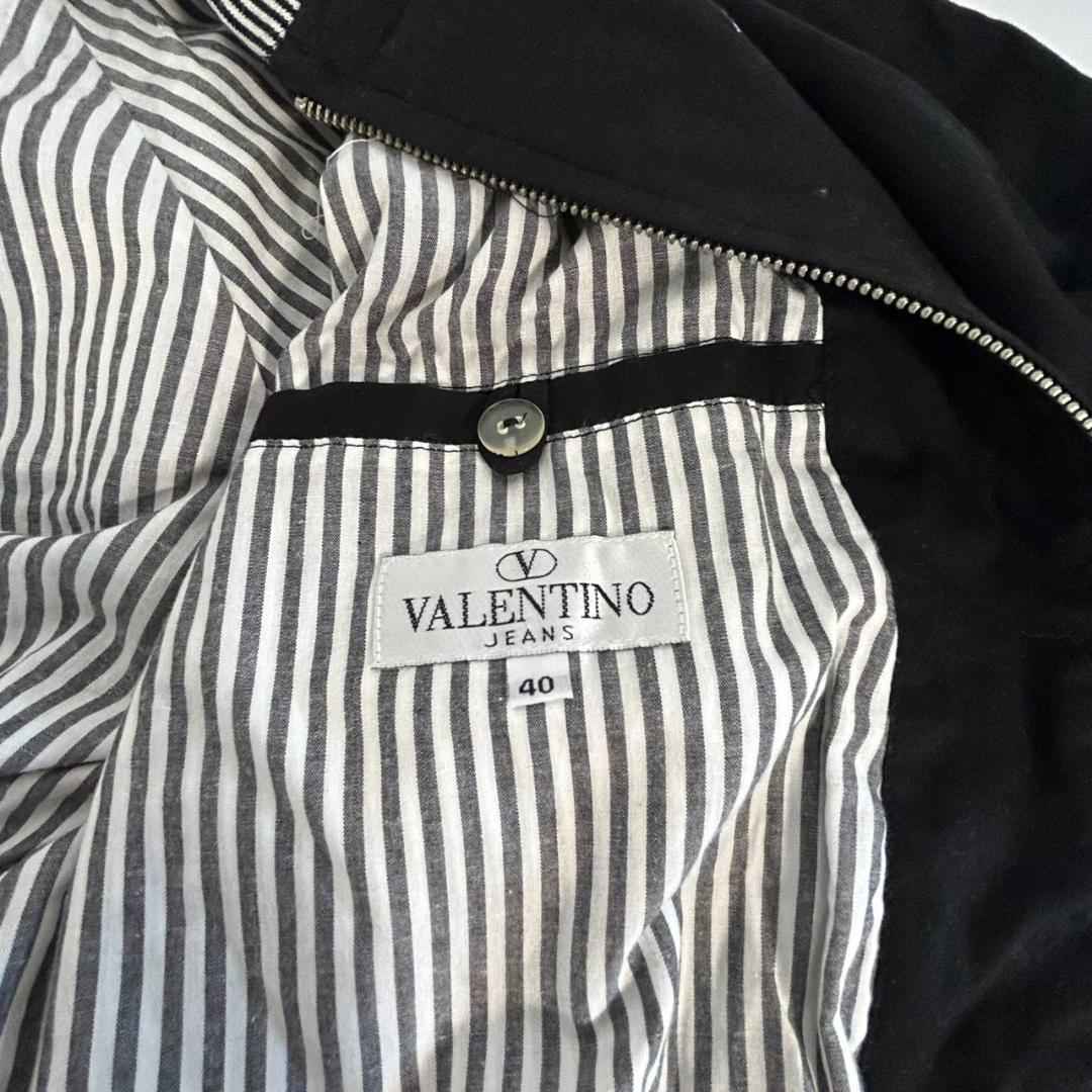 新品 valentino jeans ブルゾン ジップジャケット ブラック 40 新品 valentino jeans ブルゾン ジップジャケット ブラック 40