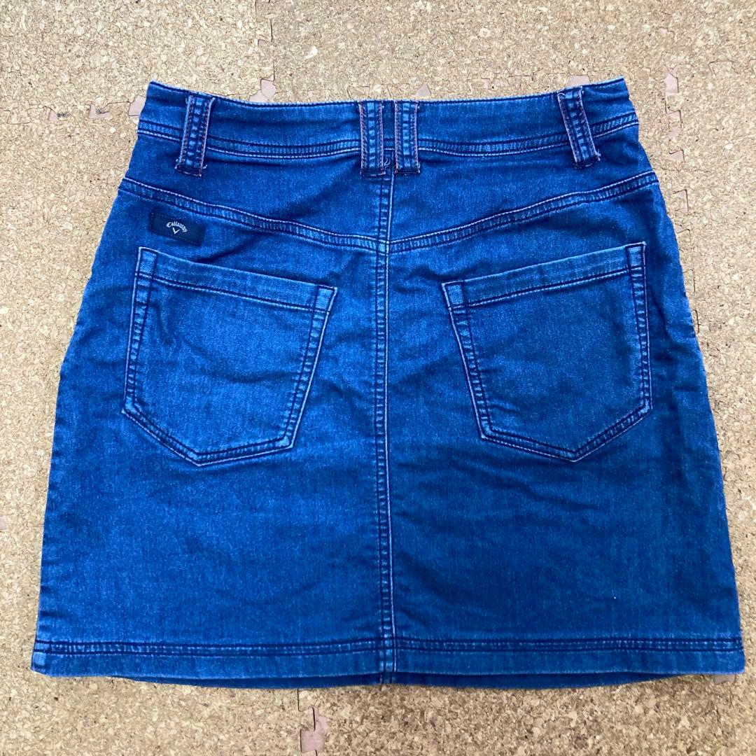 【美品】キャロウェイ callawayスカートゴルフ デニムMレディース 美品 キャロウェイ