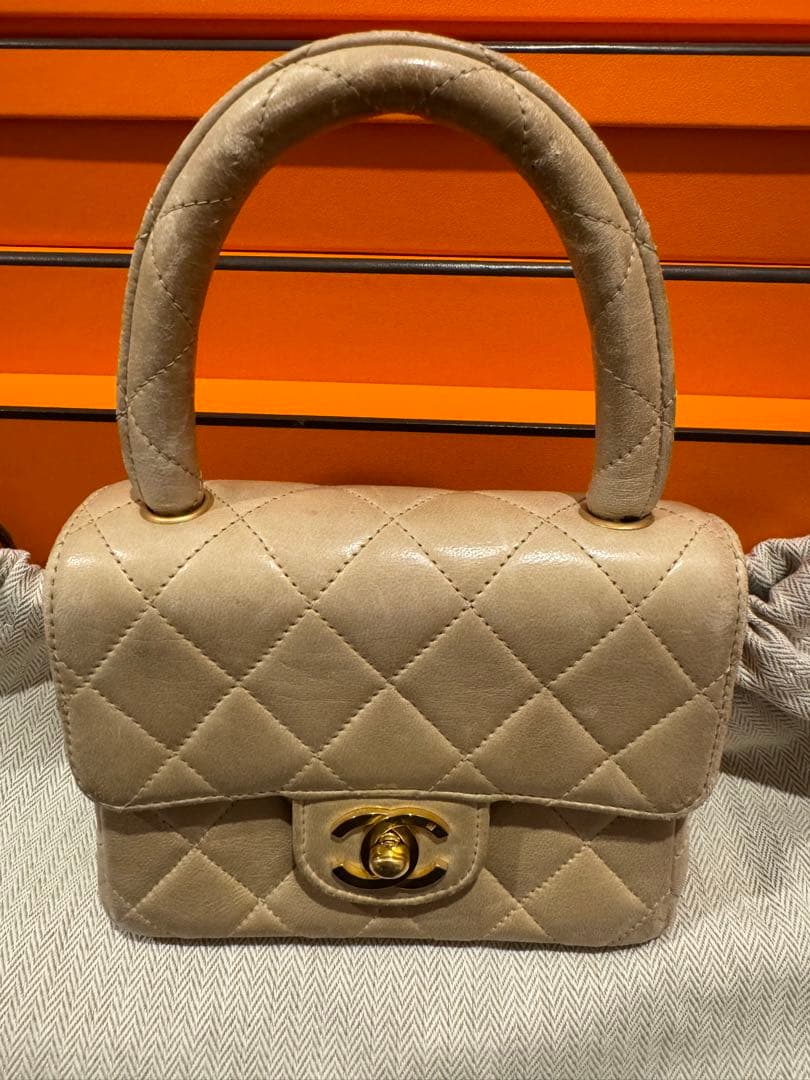 入手困難1990〜2000sヴィンテージシャネルマイクロバック