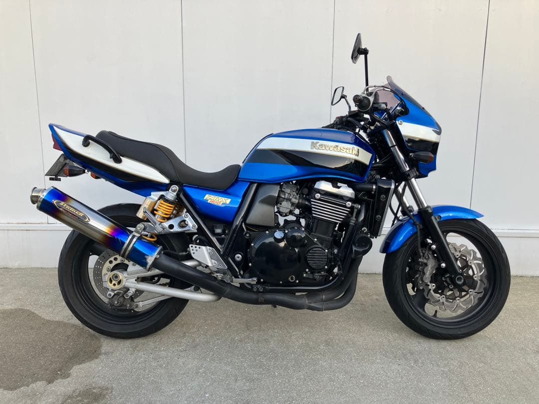 Kawasaki - 九州 ZRX1100 青/白のカスタム自動二輪車 バイク-車・バイク・自転車