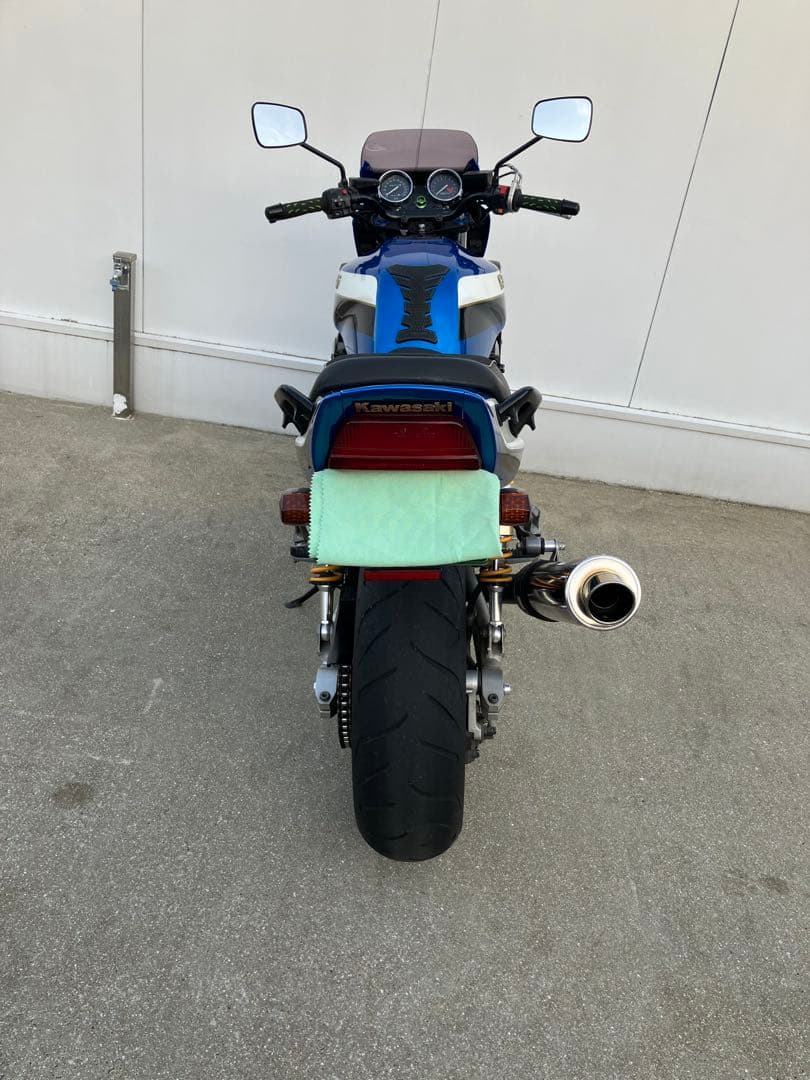  九州Kawasaki ZRX1100 青/白のカスタムバイク