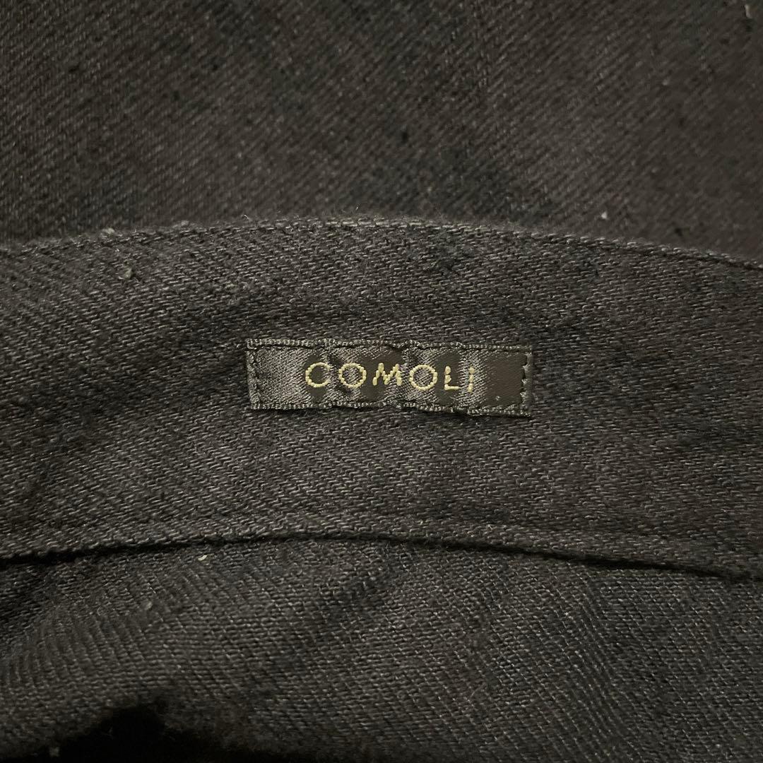 COMOLI デニムベルテッドパンツ