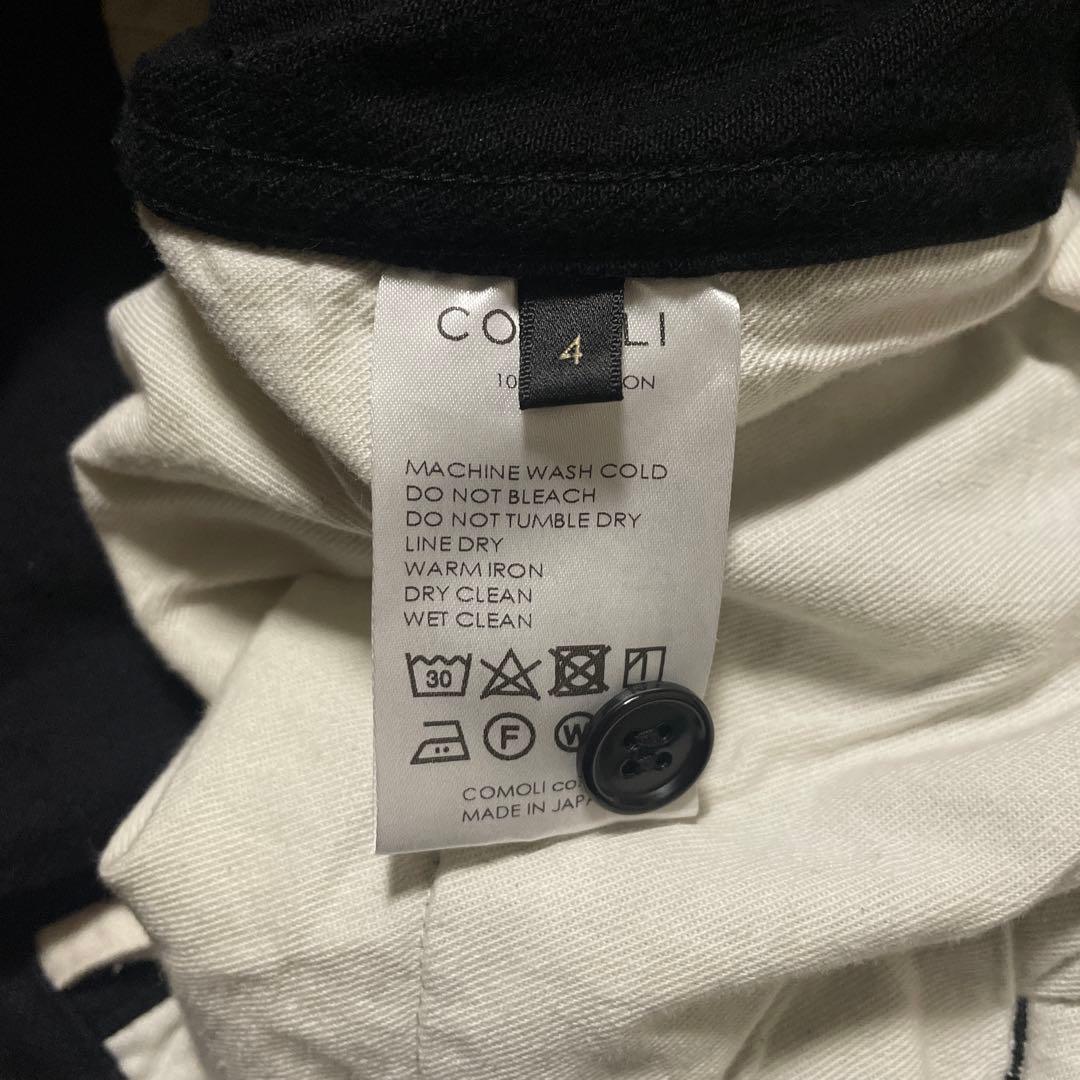 COMOLI デニムベルテッドパンツ