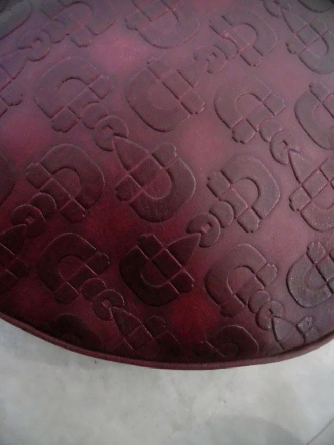 GUCCI グッチ ホースビット レザー ショルダーバッグ 本革 ボルドー 伊製_6
