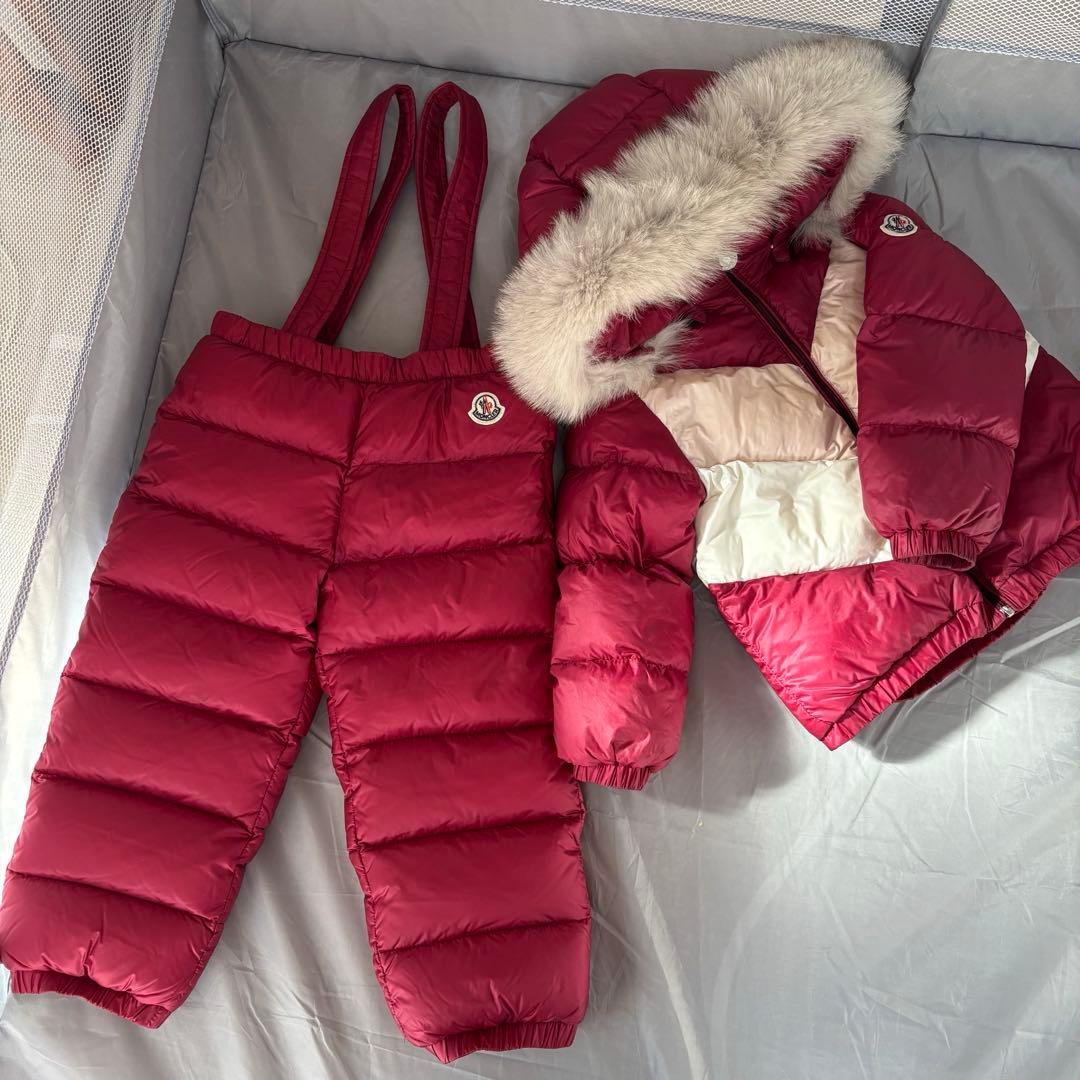 モンクレール Moncler キッズ用ダウンセットアップ100 cm
