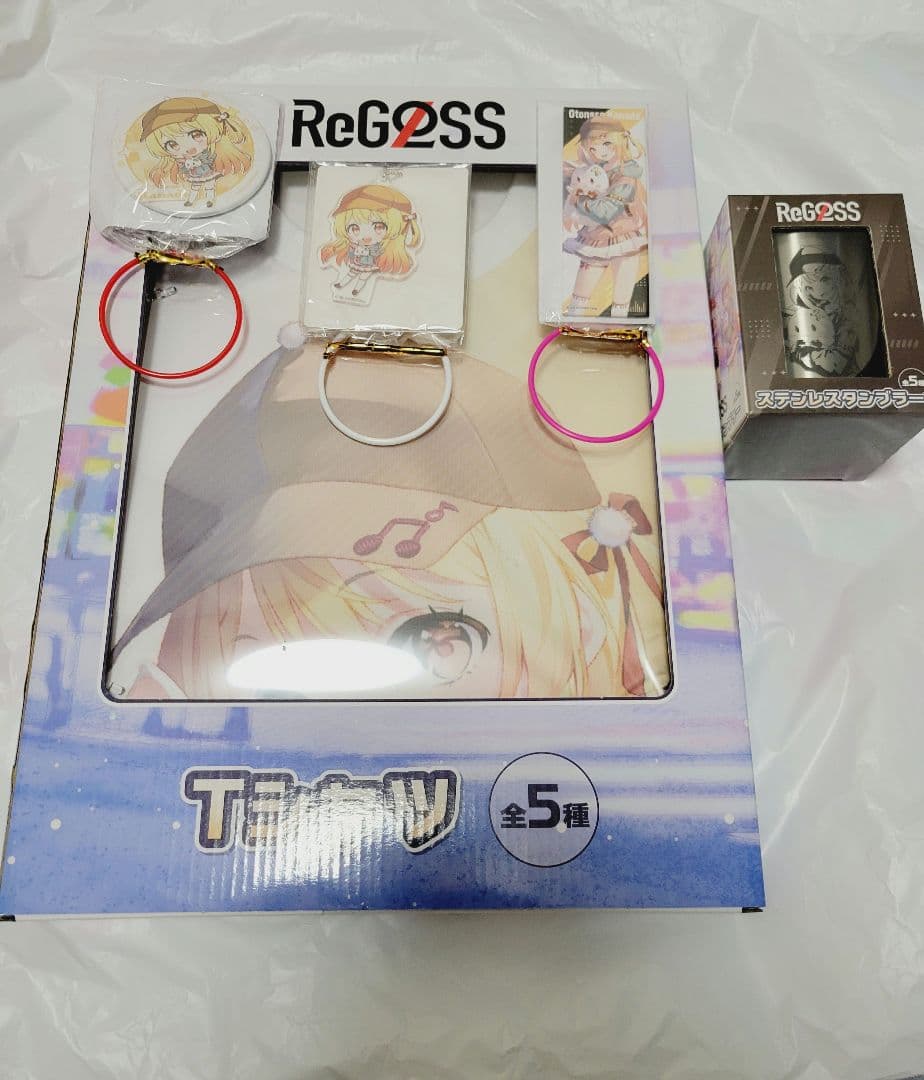 ホロライブ リグロス 音乃瀬奏 Tシャツ タンブラー 缶バッジ アクスタgigo