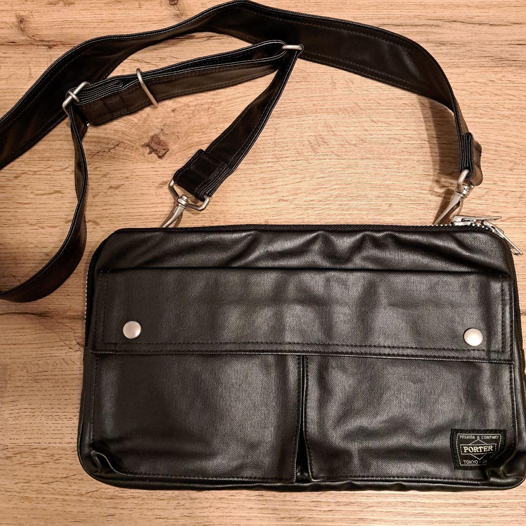PORTER ブラック ショルダーバッグ