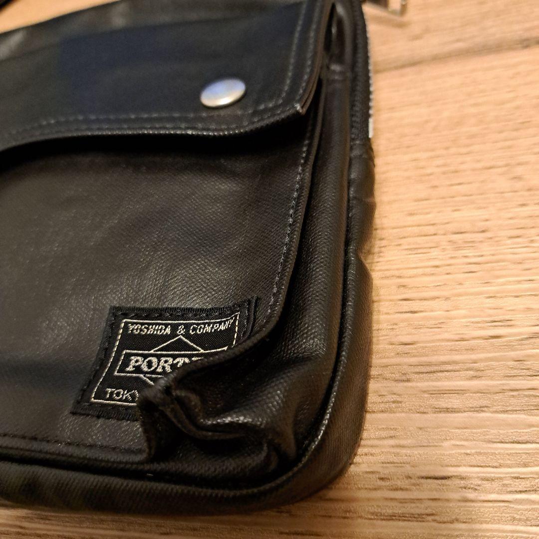PORTER ブラック ショルダーバッグ_9