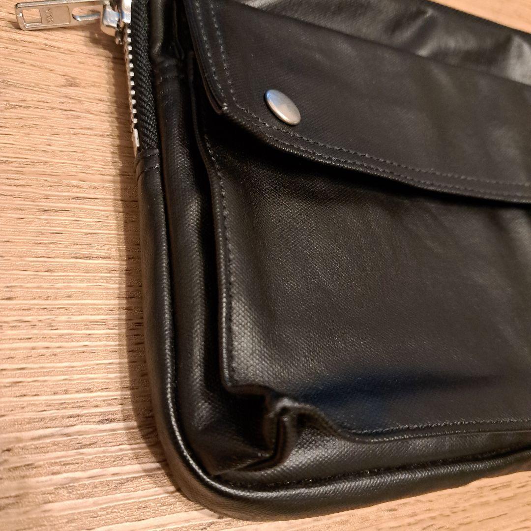 PORTER ブラック ショルダーバッグ_10