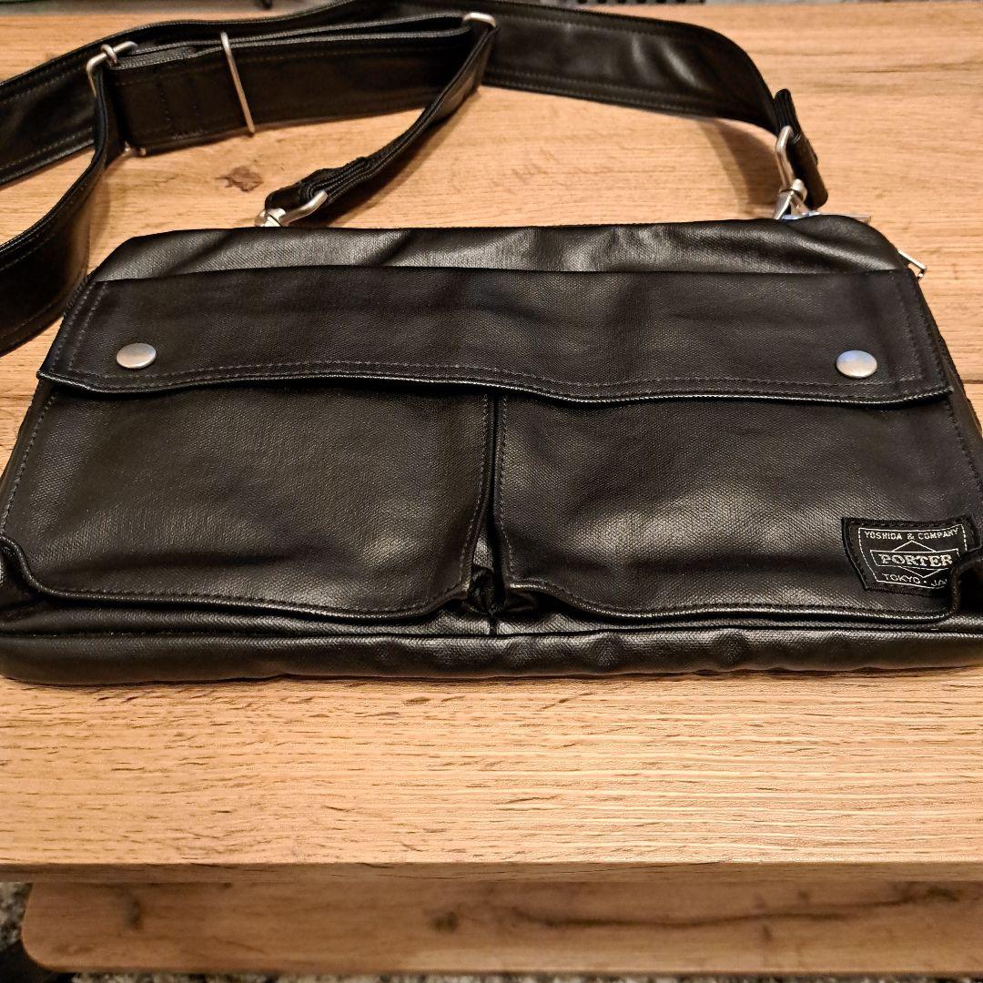 PORTER ブラック ショルダーバッグ_1