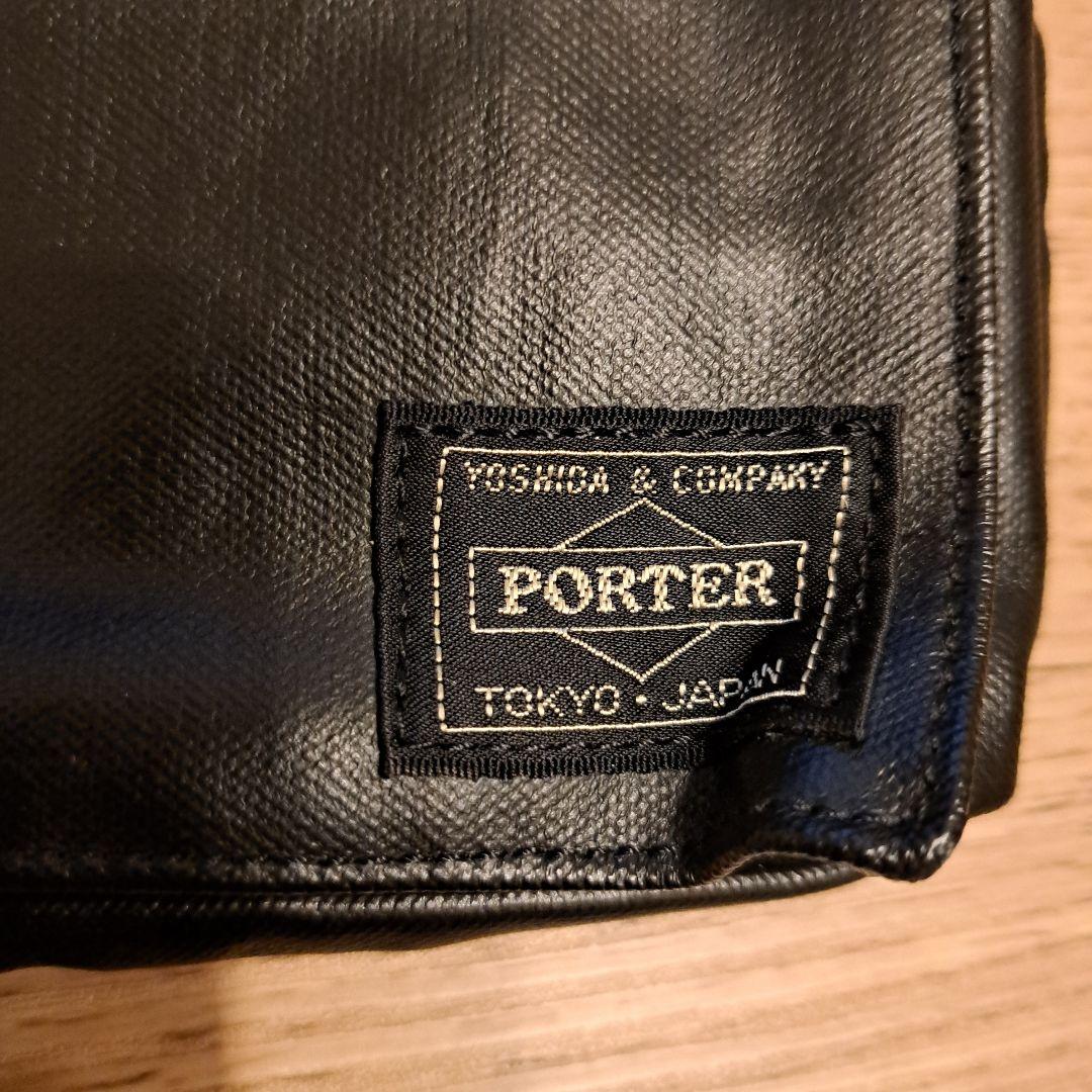 PORTER ブラック ショルダーバッグ_2