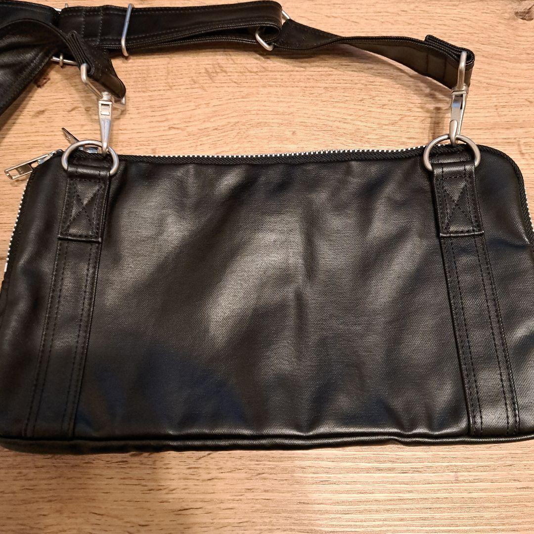 PORTER ブラック ショルダーバッグ_4