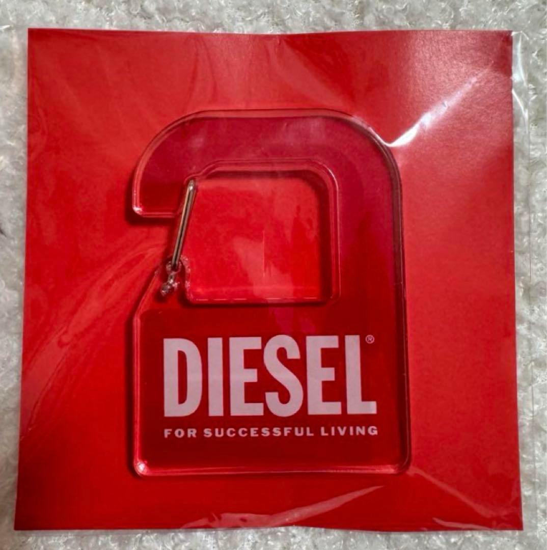新品】 非売品 DIESEL カラビナ キーホルダー デニム ディーゼル
