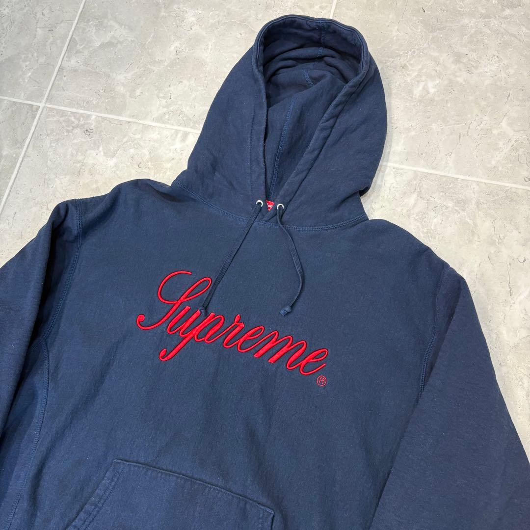24AW supreme Embroidered Script パーカー 24AW supreme Embroidered Script