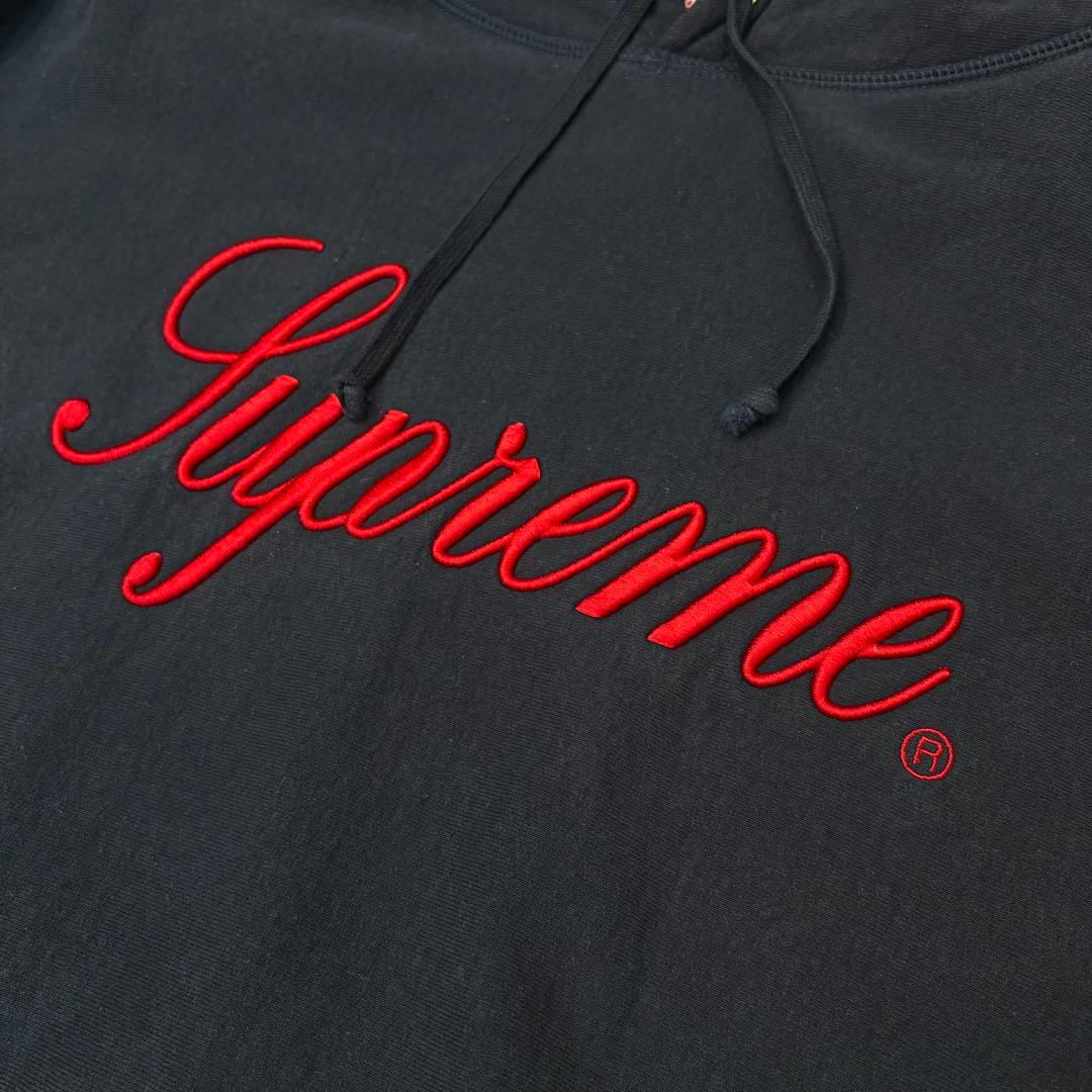 24AW supreme Embroidered Script パーカー 24AW supreme Embroidered Script