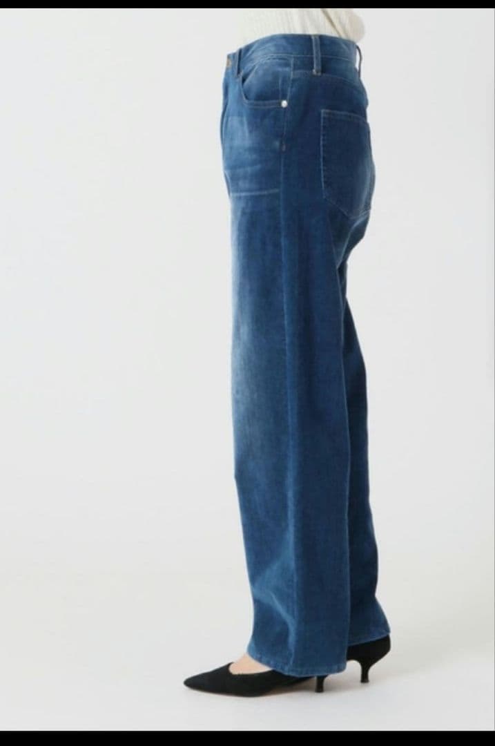 IENA イエナ ベロアデニムパンツ サイズ40 新品未使用タグ付き 新品 タグ付き☆ イエナ ベロア デニム パンツ ブラック サイズ40