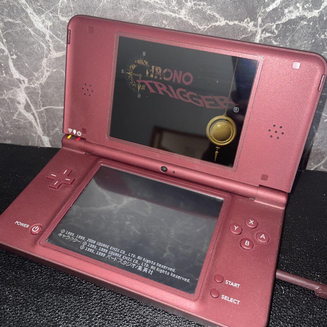 【通電確認済】任天堂 DSi LL 本体 ワインレッド タッチペン付