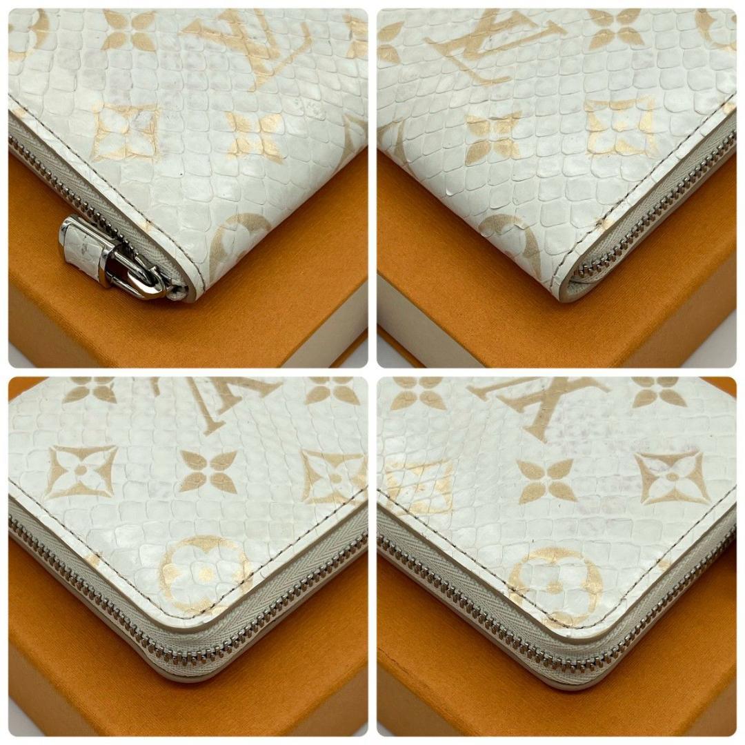 【箱袋付】 ルイヴィトン パイソン ジッピーコインパース ホワイト エキゾチック 【箱袋付】 ルイヴィトン パイソン ジッピーコインパース ホワイト エキゾチック