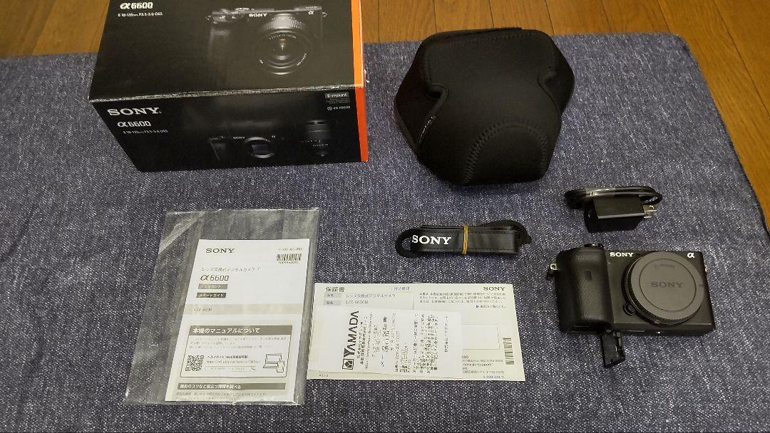 Amazon | ソニー SONY α6600 ミラーレス一眼カメラ 24.2MP 4K