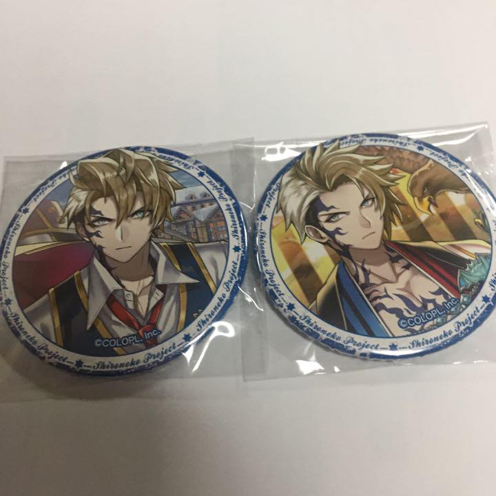 白猫プロジェクト 東急ハンズ コラボ 缶バッジ 茶熊 通常&着物 ウェルナー