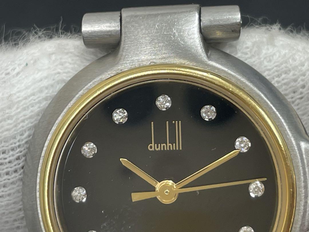 ⭐️Dunhill ダンヒル レディース 腕時計 クォーツ 12P 動作品 時計