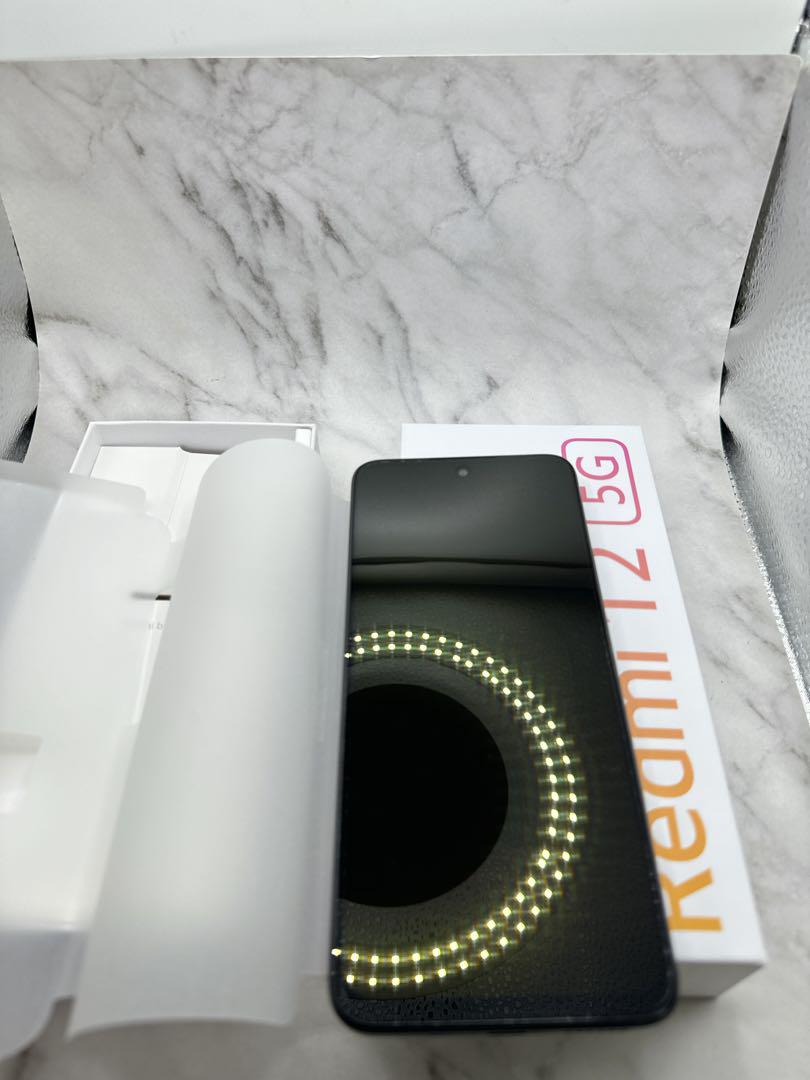 中古】Redmi 12 5G 128GB ミッドナイトブラック XIG03 au SIM