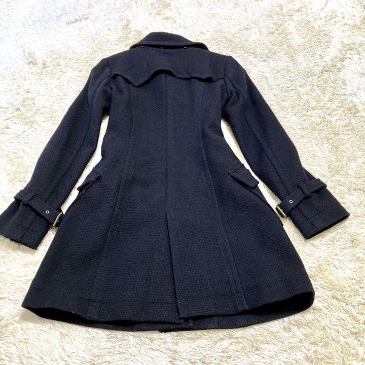 ェックにな 格安 ノバチェック ウールコート アンゴラ Rfxcw-m57520291010 Burberry Bluelabel レディース