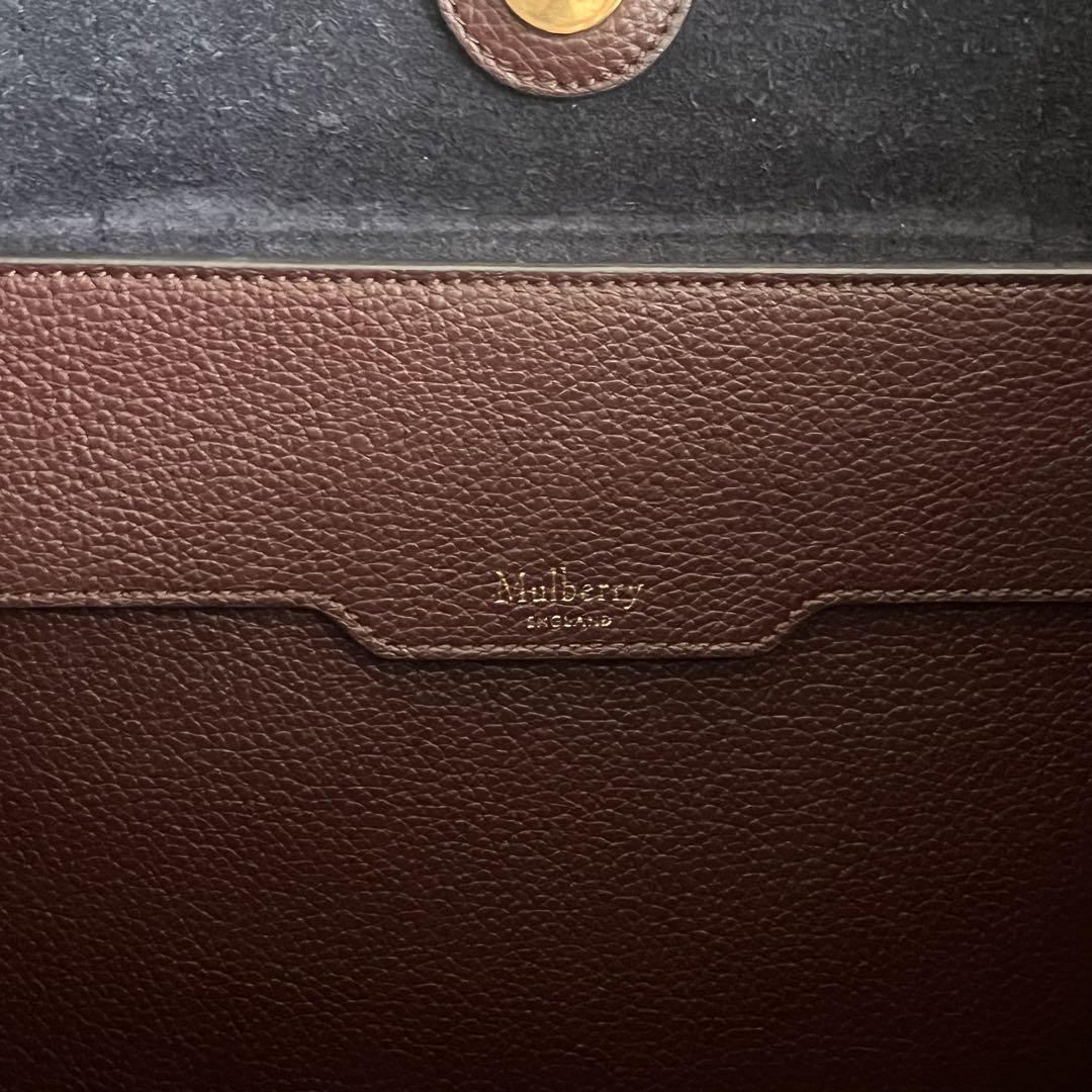 ✨️美品✨️ Mulberry マルベリー トートバッグ 肩掛け ボルドー レザー ✨️美品✨️ Mulberry マルベリー トートバッグ 肩掛け