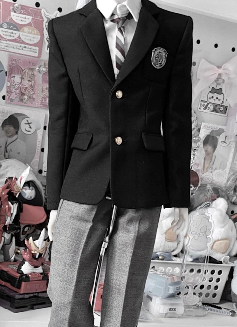 7H様製 「放課後」 1/4 MDD ドール服 男子制服 学生服 セット 7H様製 「放課後」 1/4 MDD ドール服 男子制服 学生服 セット