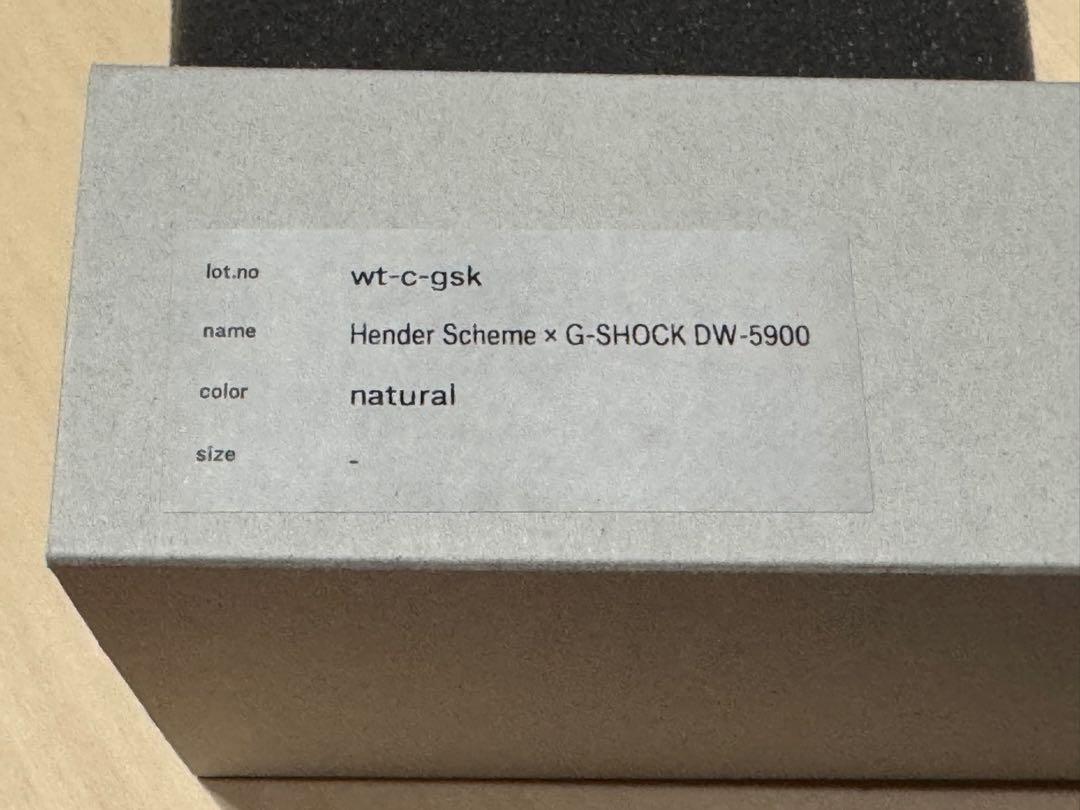 [ 新品未使用 ］Hender Scheme✖️G-SHOCK DW-5900