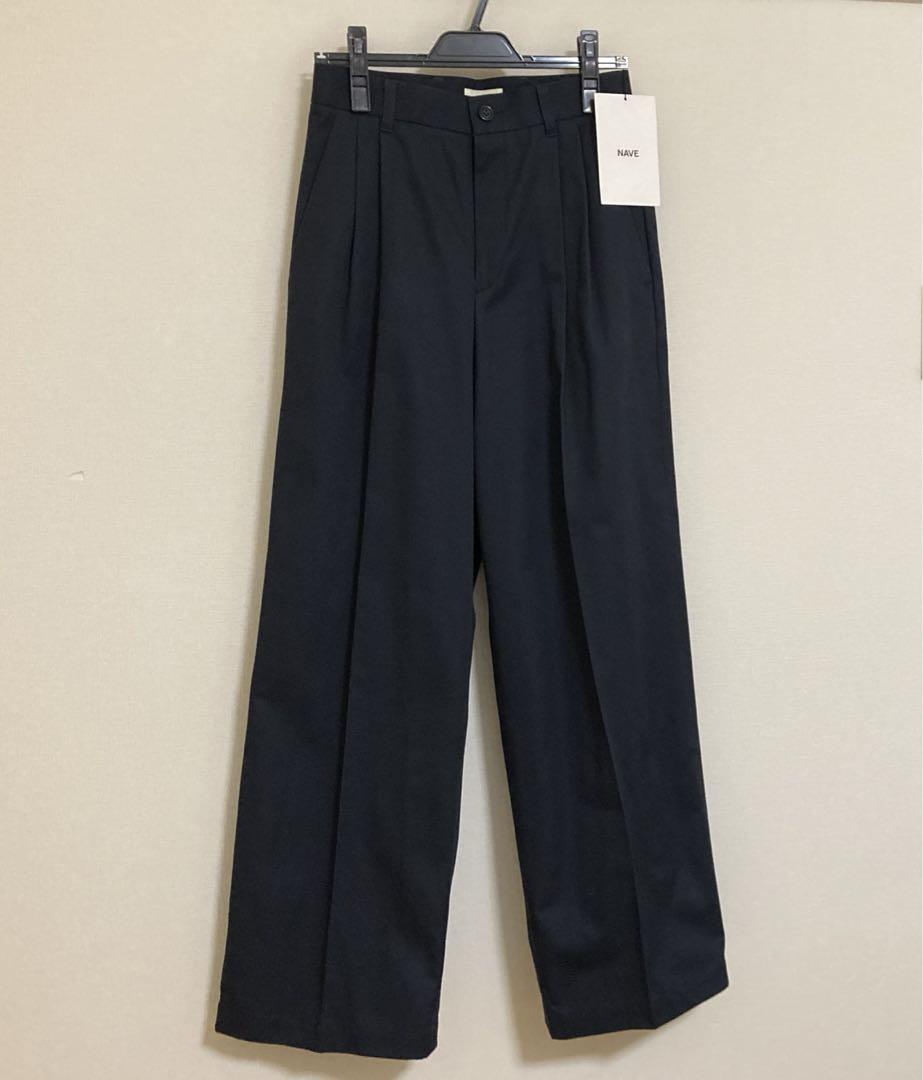 ★新品未使用★ Nave 洗えるチノパンツ　ネイビー