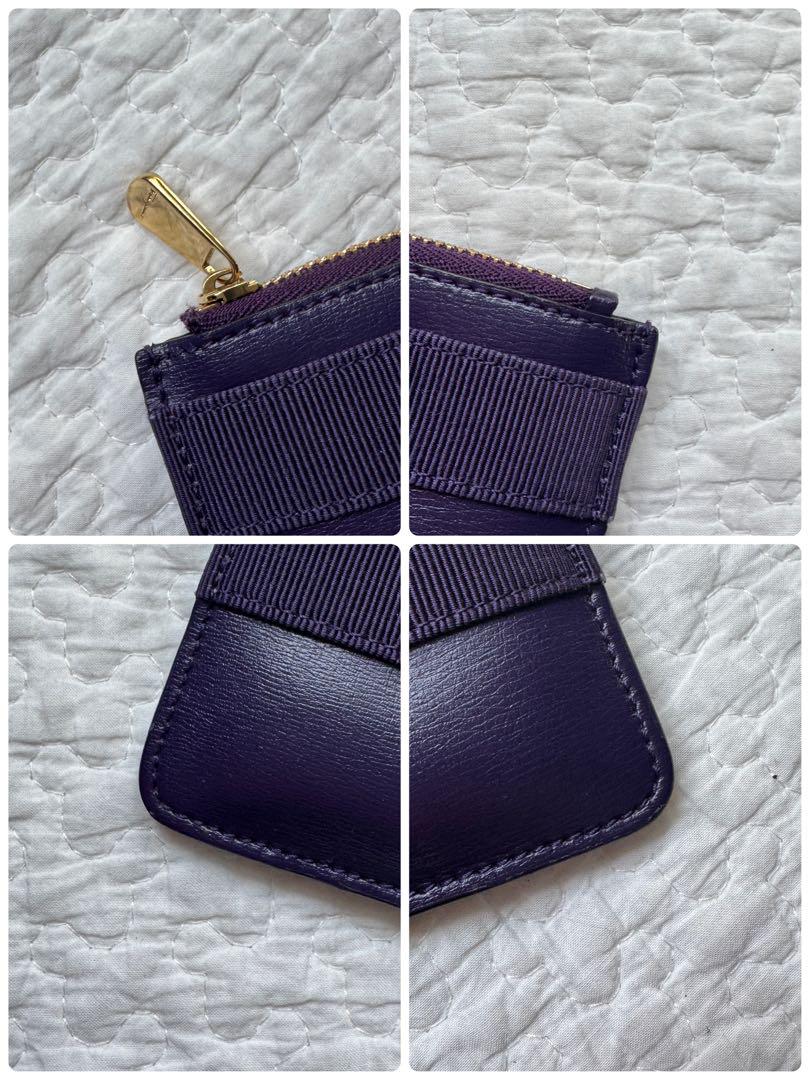 美品 Salvatore Ferragamo フラグメントケース ヴァラ リボン