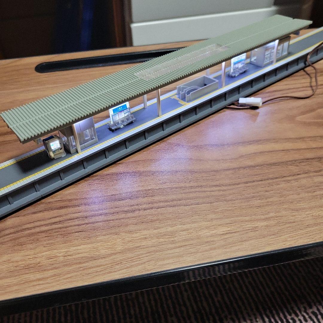 TOMIX 島式ホームセット 都市型 照明付き 駅のみ 現状販売中古