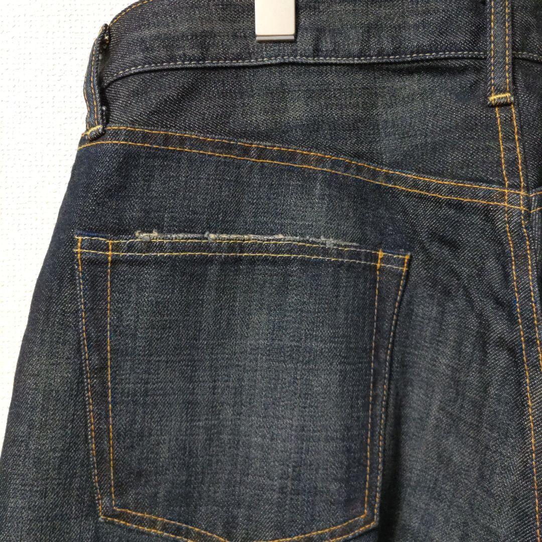 【新品未使用】オールドユニクロ 濃紺 ストレートデニム 5ポケット