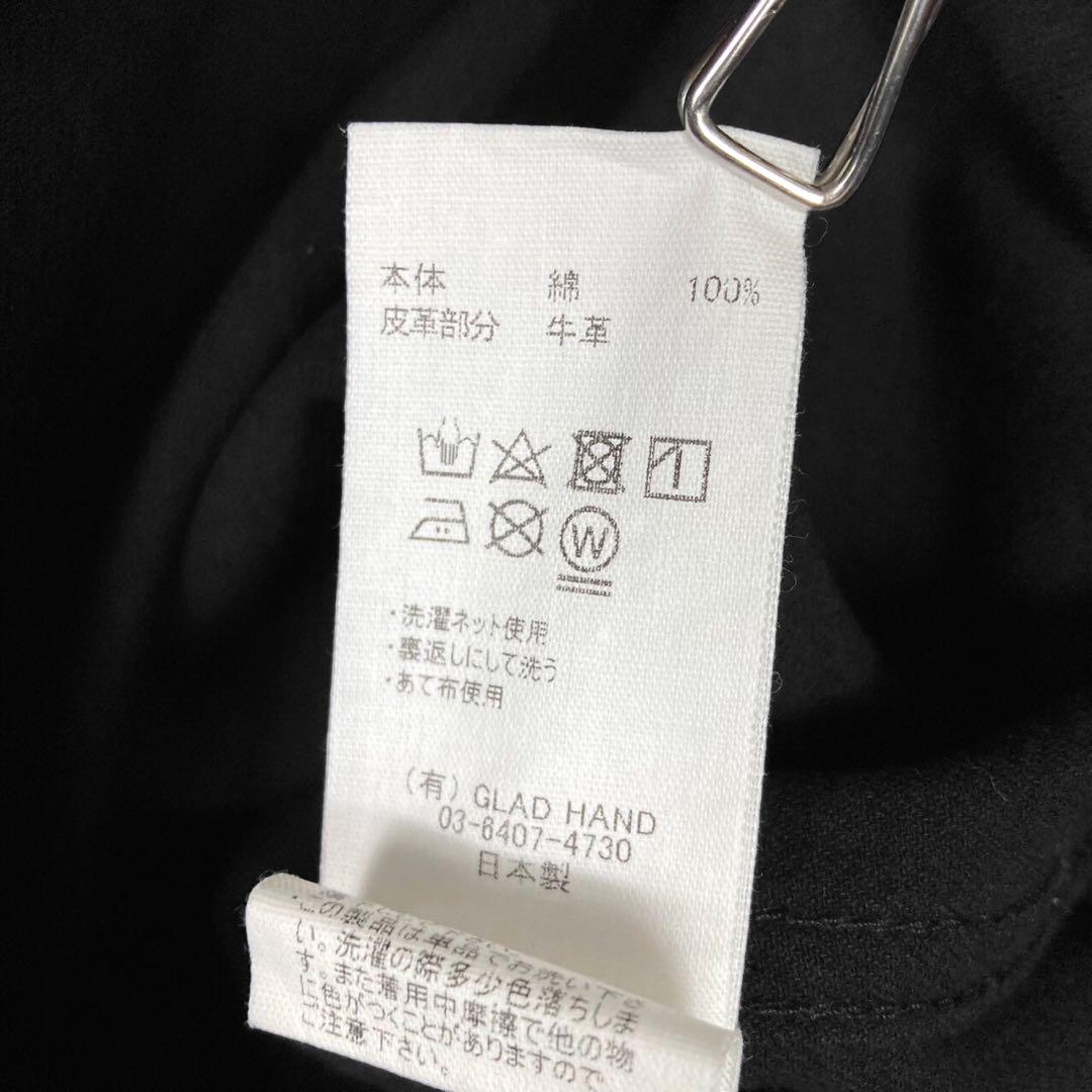 オールドクロウ コットンカバーオール ワークシャツ ブラック XLサイズ