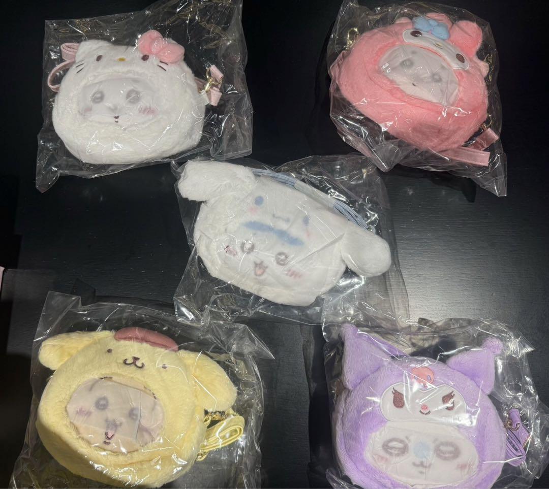 ちいかわ×サンリオ　ポシェット5種セット