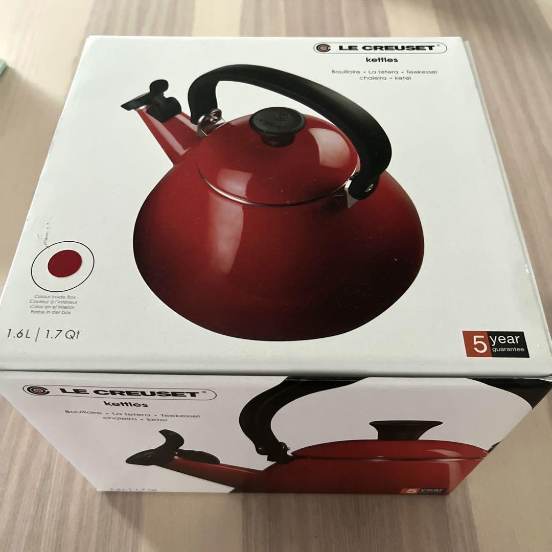 新品・未使用】LE CREUSET 赤 ケトル1.6L ル・クルーゼ - メルカリ