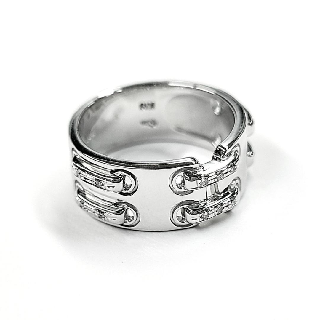 STAR JEWELRY スタージュエリー 18金 K18 WG ダイヤ リング