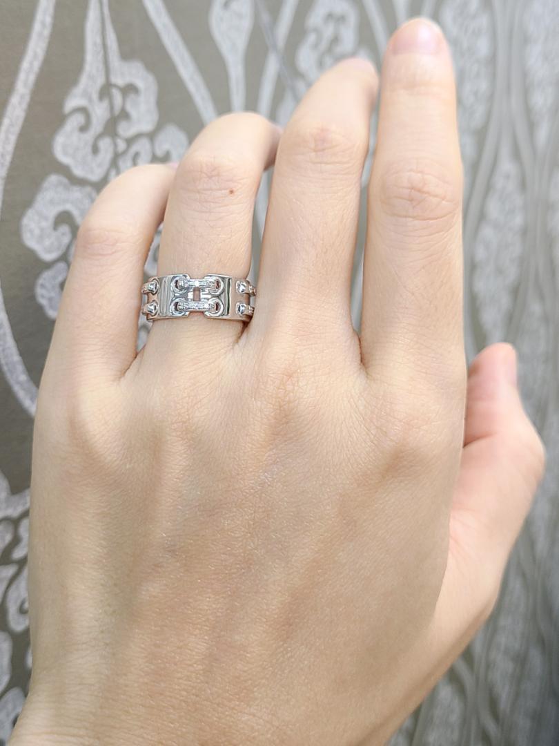 STAR JEWELRY スタージュエリー 18金 K18 WG ダイヤ リング