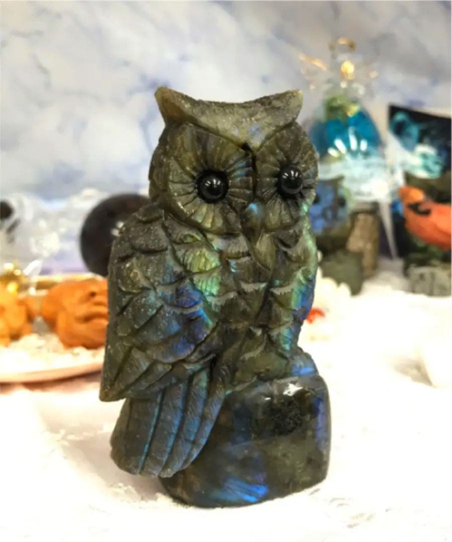 ✨特大ラブラドライト✨フクロウちゃん✨ | nalans.com