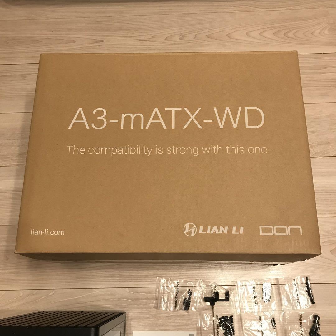 LianLi A3-MATX Black WD ガラスパネル仕様