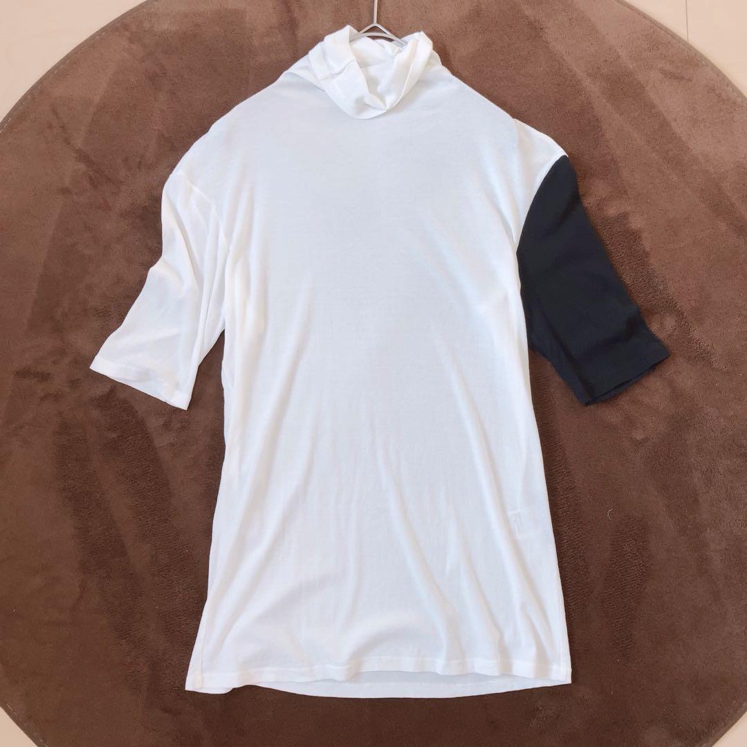 ISSEY MIYAKE⭕️美品　希少　ハイネック　カラースイッチングTシャツ