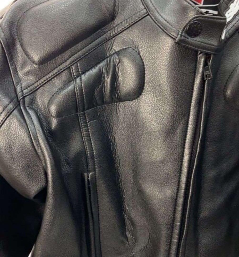 アルパインスターズ　レザー　ジャケット　バイカー　ブラック　XL