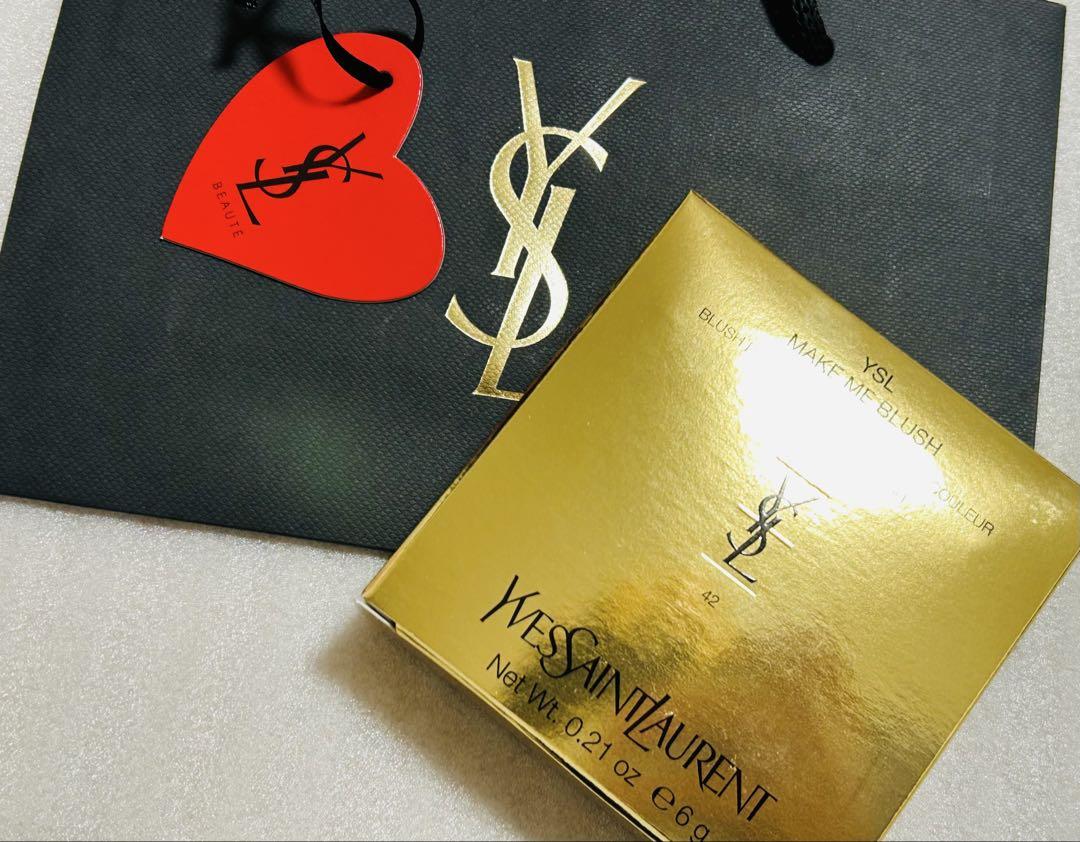 イヴサンローラン YSL メイクミーブラッシュ 42 ベビードールピンク チーク