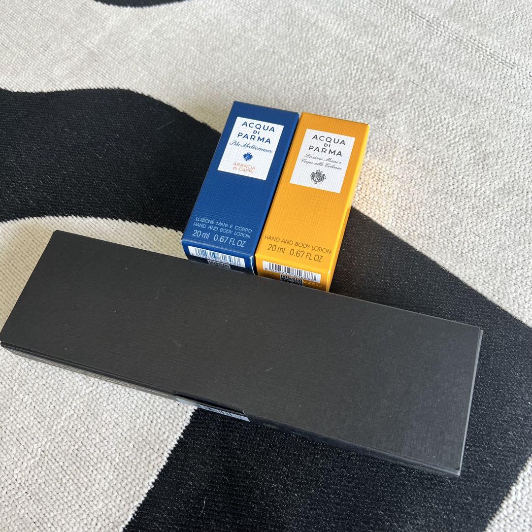 【新品未使用】ACQUA DI PARMA ラグジュアリーキット　即購入OK ACQUA DI PARMA ラグジュアリーキット& ローション 3点セット