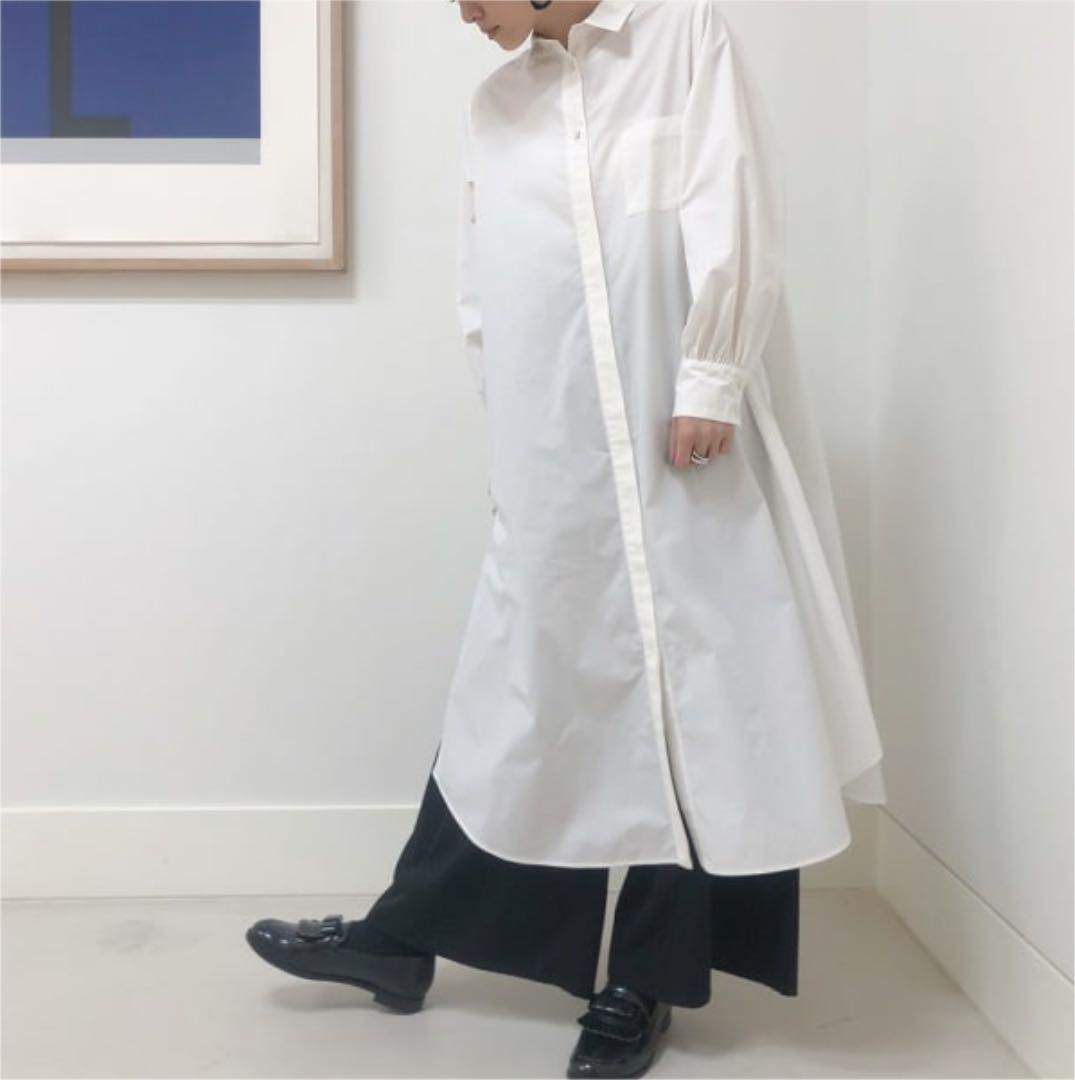 チャームは$ 新品 CAROLINA GLASER シャツワンピース WG8p3-m57543042201 sAn × ルカリ