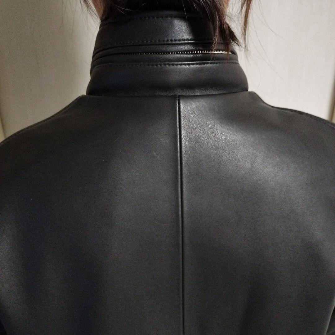 メンズビギ　革ジャン　Mサイズ　細身