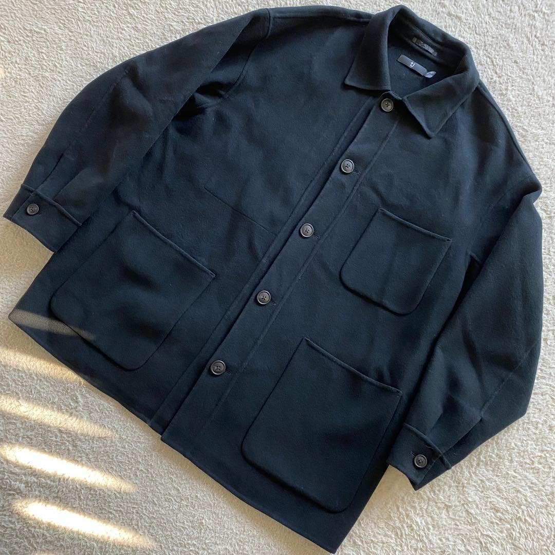 【美品・希少】ユニクロ+J ジルサンダー　オーバーサイズシャツジャケット　XXL